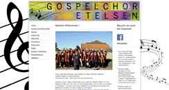 Desktop Screenshot of gospelchor-etelsen.de